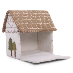 En Gry & Sif Children'S Figurines - Festive Fox House| Felt Figurines