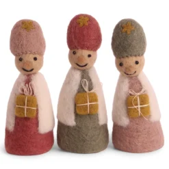 En Gry & Sif Christmas Figurines - Felt Nativity Set (11 Pieces)| Felt Figurines