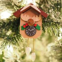Christian Ulbricht Cuckoo Clock - Christmas Moose - Christmas Tree Decoration| All Tree Decorations