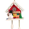 Christian Ulbricht Cuckoo Clock - Snowman Under Snow-Capped Roof - Christmas Tree Decoration| All Tree Decorations