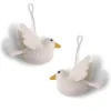 En Gry & Sif Felt Christmas Decorations - Two Turtle Doves (Pair)| Felt Christmas Tree Decorations