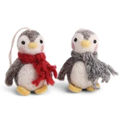 En Gry & Sif Felt Christmas Tree Decoration - Baby Penguin (Set Of 3)| All Tree Decorations