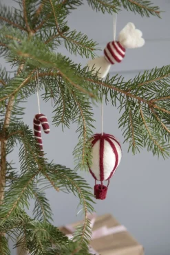 En Gry & Sif Felt Christmas Tree Decoration - Hot Air Balloon| All Tree Decorations