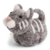 En Gry & Sif Felt Christmas Tree Decoration - Cat (Grey)| All Tree Decorations