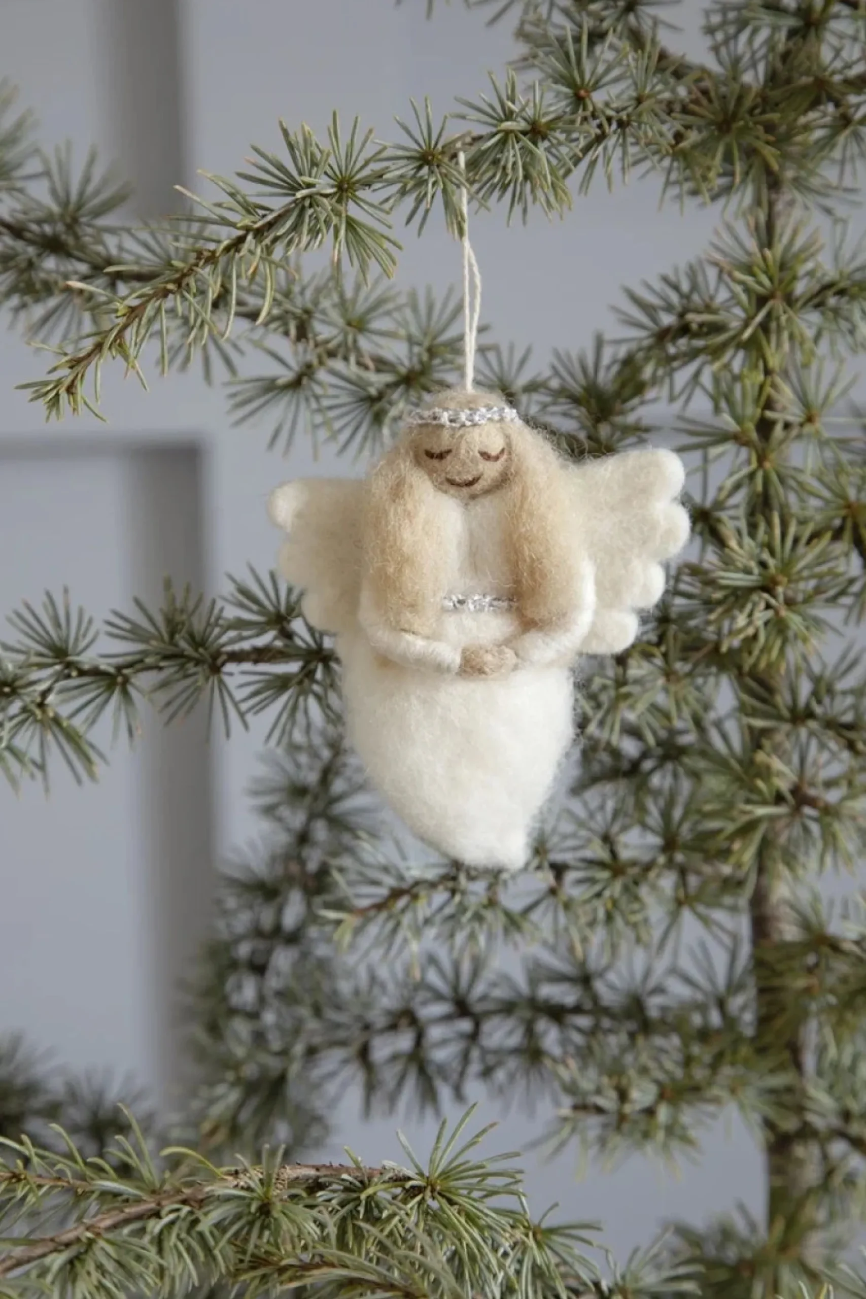 En Gry & Sif Felt Christmas Tree Decoration - Angel (Gloria)| All Tree Decorations
