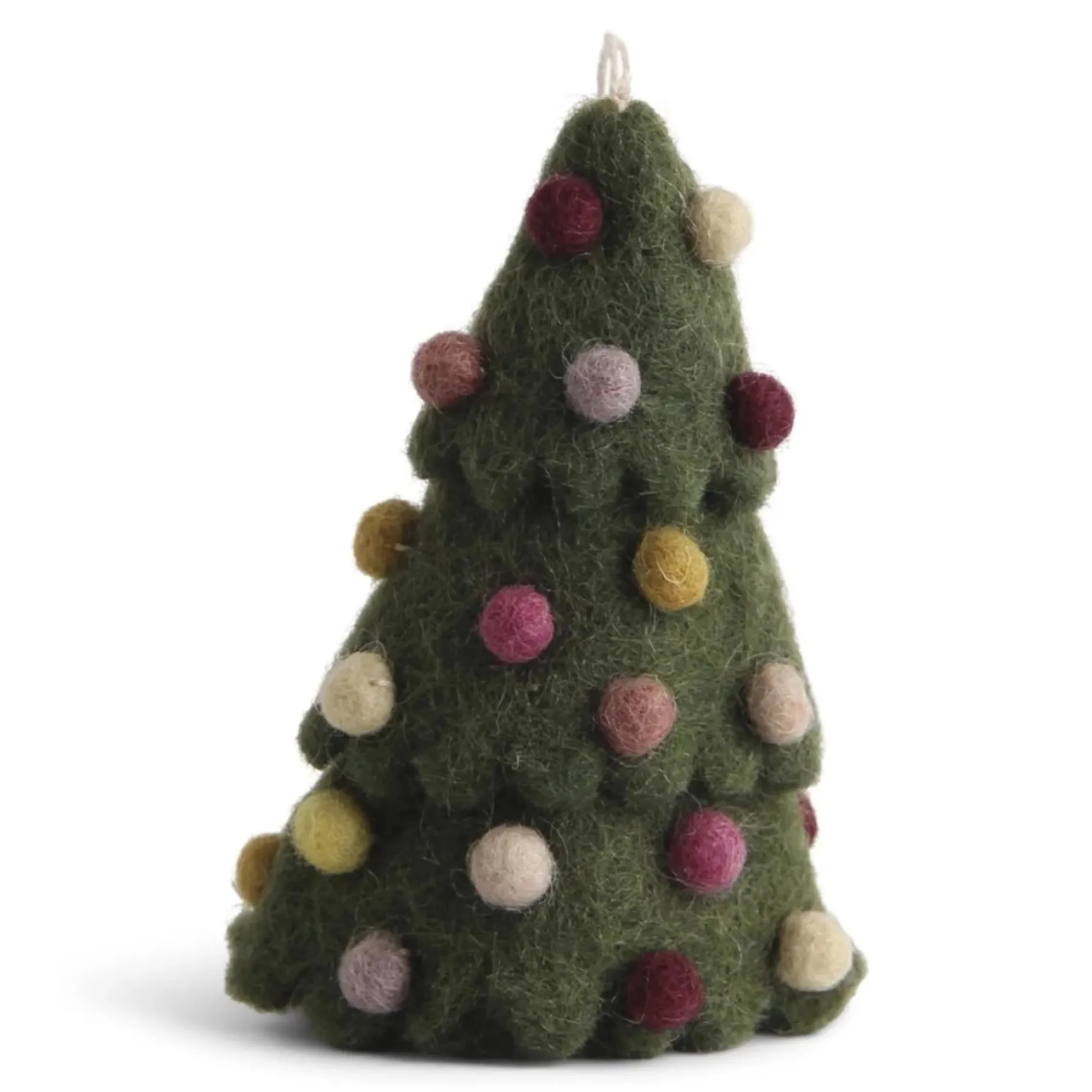En Gry & Sif Felt Christmas Tree Decoration - Christmas Tree With Baubles| All Tree Decorations