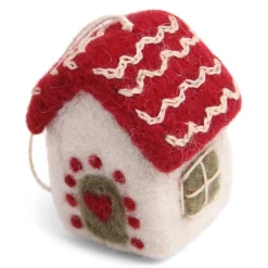 En Gry & Sif Felt Christmas Tree Decoration - Little Christmas House| All Tree Decorations