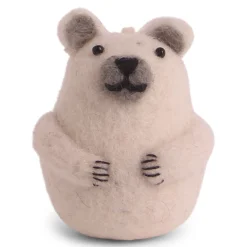 En Gry & Sif Felt Christmas Tree Decoration - Polar Bear Trio| Felt Christmas Tree Decorations