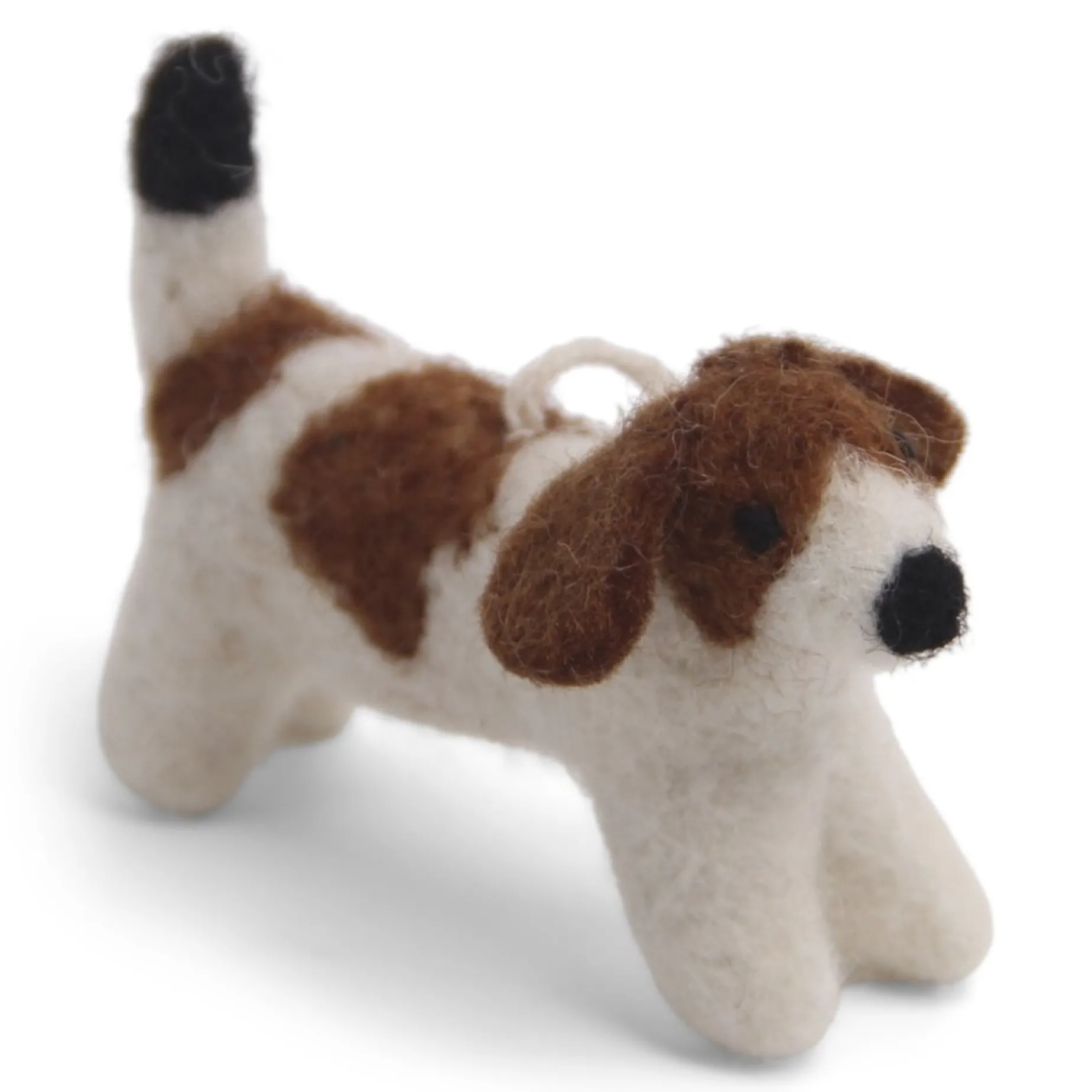 En Gry & Sif Felt Christmas Tree Decoration - Dog (Jack Russell)| All Tree Decorations