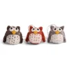 En Gry & Sif Felt Christmas Tree Decoration - Mini Owls (Set Of 3) - Classic| Felt Christmas Tree Decorations