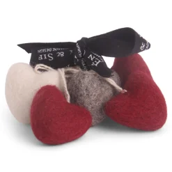 En Gry & Sif Felt Christmas Tree Decoration - Mini Hearts (Set Of 6)| Felt Christmas Tree Decorations