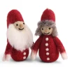 En Gry & Sif Felt Christmas Tree Decoration - Mr And Mrs Pixie (Large)| Felt Christmas Tree Decorations