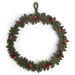 En Gry & Sif Felt Christmas Wreath - Large Holly| Wreaths