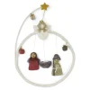 En Gry & Sif Felt Christmas Wreath - Nativity| Felt Christmas Tree Decorations