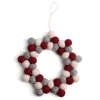 En Gry & Sif Felt Christmas Wreath - Small Star With Baubles| Wreaths