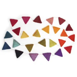 En Gry & Sif Felt Garland - Colorful Flags| Wreaths