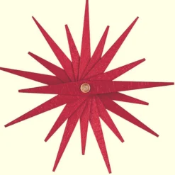 Gunter Reichel Folding Moravian Stars - Christmas Tree Decoration| All Tree Decorations