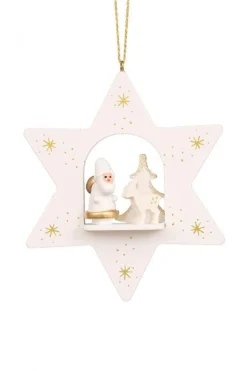 Christian Ulbricht Gilt Star - Santa - Christmas Tree Decoration| All Tree Decorations