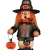 Christian Ulbricht Halloween Incense Burner - Premium - Witch With Cat| Halloween Incense Burners