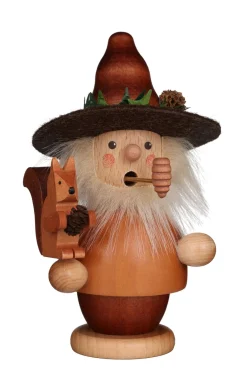 Christian Ulbricht Incense Burner - Mini - Forest Man With Squirrel (Natural)| All Incense Burners