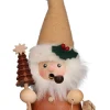 Christian Ulbricht Incense Burner - Mini - Santa With Pointy Hat (Natural)| Small Incense Burners