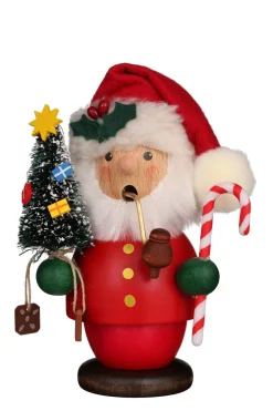 Christian Ulbricht Incense Burner - Mini - Santa With Candy Cane| Small Incense Burners