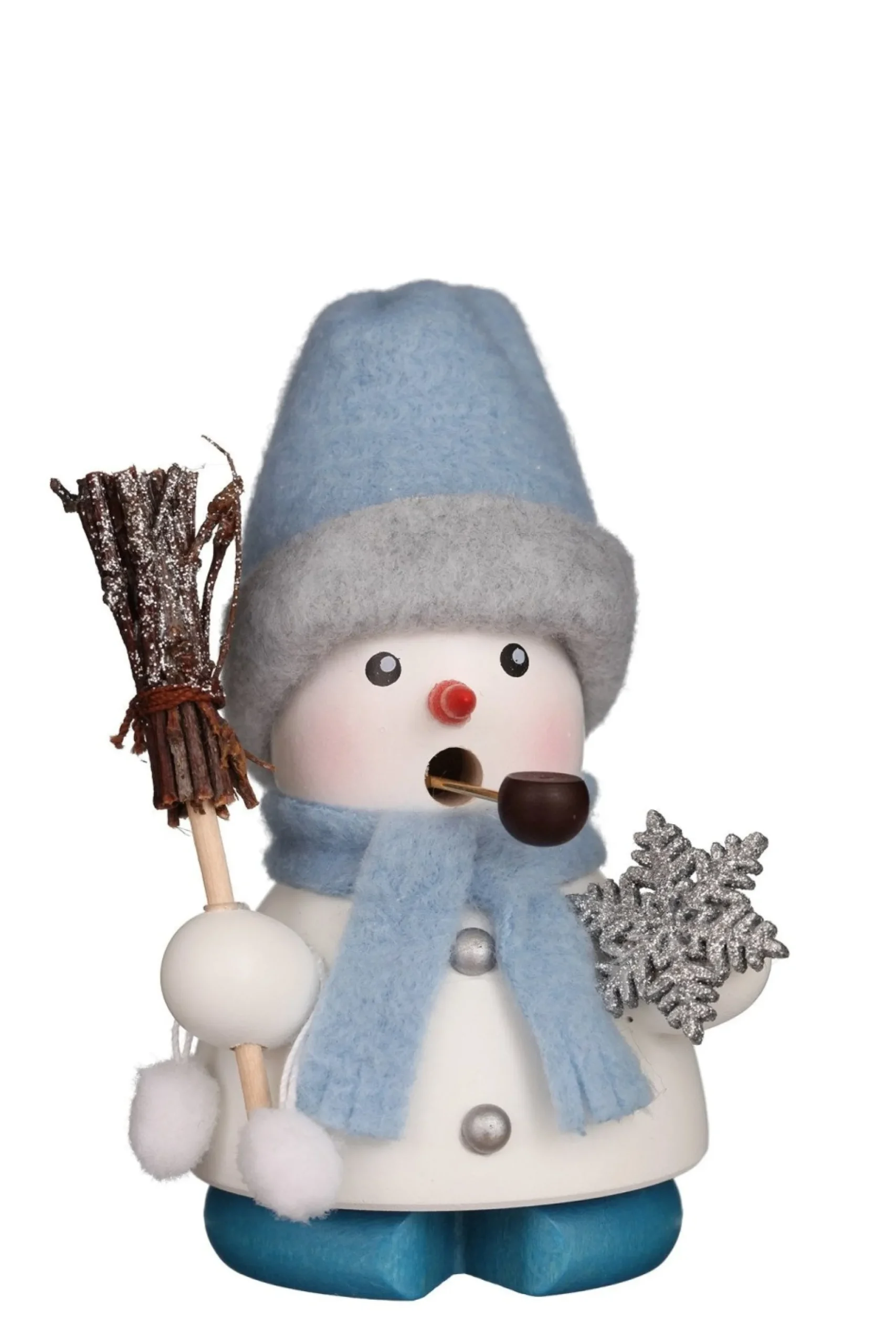 Christian Ulbricht Incense Burner - Mini - Snowman In Baby Blue| All Incense Burners