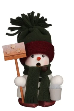 Christian Ulbricht Incense Burner - Mini - Snowman With Starry Shovel| All Incense Burners