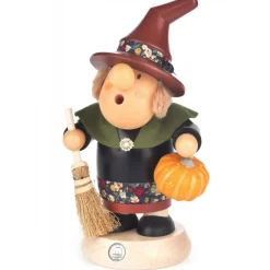 Erzgebirge Handarbeit Incense Burner - Premium - Frieda The Friendly Witch| All Incense Burners