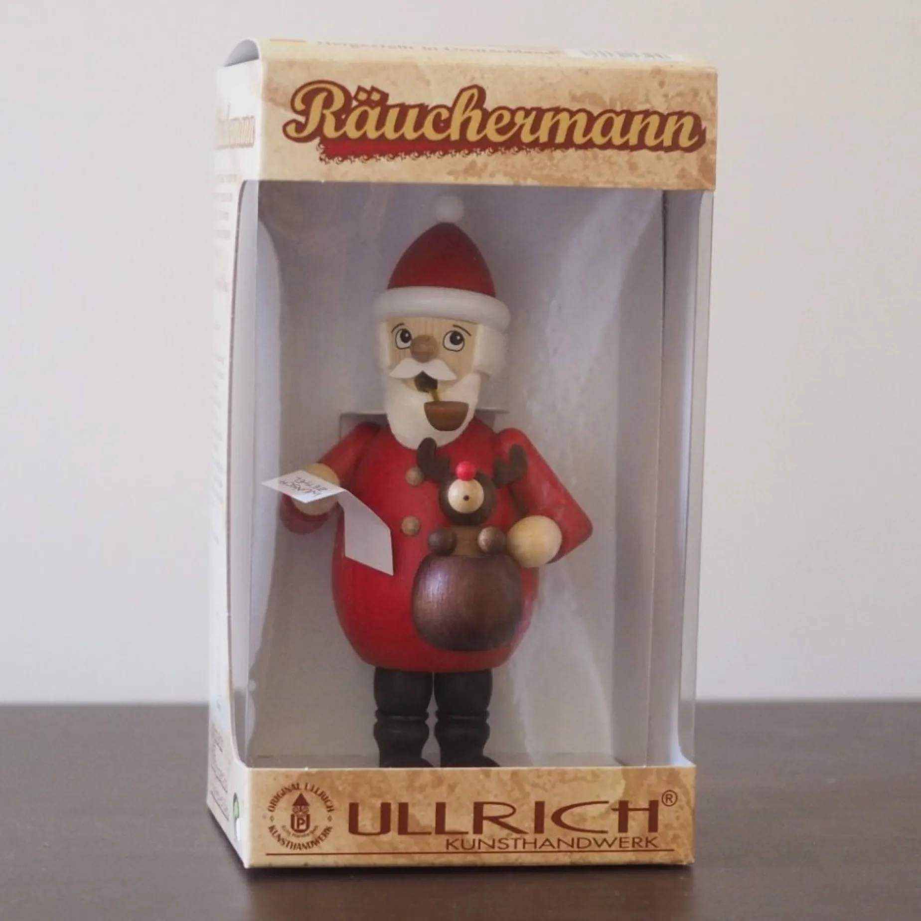 Paul Ullrich Incense Burner - Santa With Baby Rudolph And Christmas List| All Incense Burners