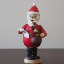 Paul Ullrich Incense Burner - Santa With Baby Rudolph And Christmas List| Traditional Incense Burners