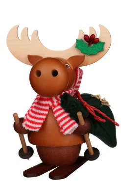 Christian Ulbricht Incense Burner - Small - Reindeer On Ski'S| Traditional Incense Burners