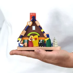 Graupner Incense Burner (House) - Gingerbread House With Hansel & Gretel| House Shaped Incense Burners