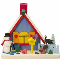 Graupner Incense Burner (House) - Snowman And Christmas Forest Friends| All Incense Burners