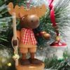 Christian Ulbricht Large Gnome Christmas Tree Decoration - Christmas Moose (Natural)| All Tree Decorations