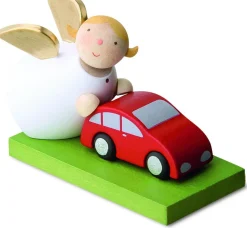 Gunter Reichel Little Angel Figurine - Guardian Angel With Car| Guardian Angels