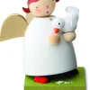Gunter Reichel Little Angel Figurine - Guardian Angel Feeding A Little Dove| Guardian Angels