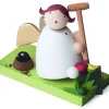 Gunter Reichel Little Angel Figurine - Guardian Angel Gardening With Spade| Guardian Angels