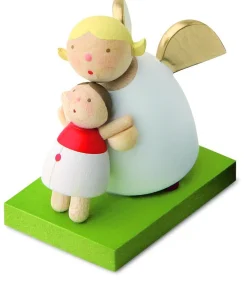 Gunter Reichel Little Angel Figurine - Guardian Angel With Doll| Guardian Angels