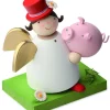Gunter Reichel Little Angel Figurine - Guardian Angel With Piggy Bank| Guardian Angels