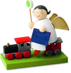 Gunter Reichel Little Angel Figurine - Guardian Angel On Train| Guardian Angels