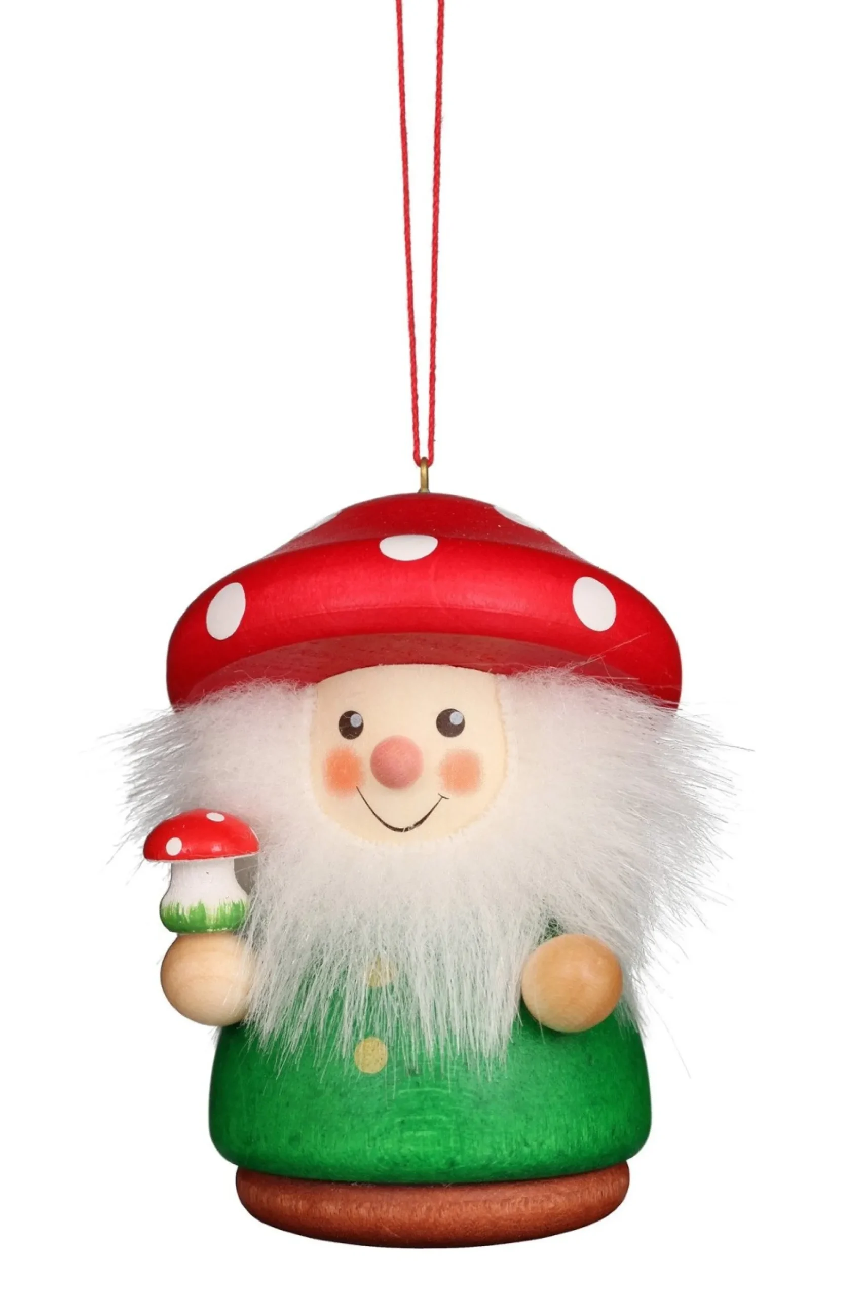 Christian Ulbricht Little Gnome Christmas Tree Decoration - Red Mushroom Man| All Tree Decorations