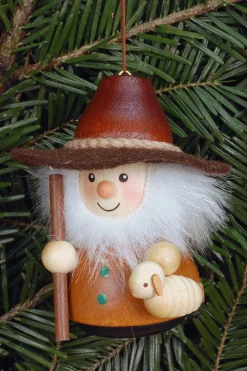 Christian Ulbricht Little Gnome Christmas Tree Decoration - Natural Shepherd| All Tree Decorations