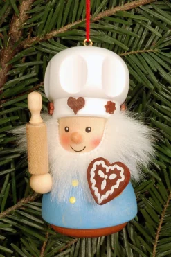 Christian Ulbricht Little Gnome Christmas Tree Decoration - Colourful Gingerbread Baker| All Tree Decorations