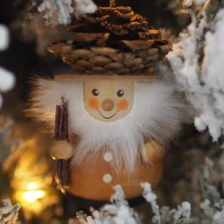 Christian Ulbricht Little Gnome Christmas Tree Decoration - Fir-Cone Man| All Tree Decorations