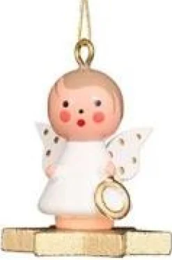 Christian Ulbricht Mini Angel - Floating On A Star - Christmas Tree Decoration| All Tree Decorations