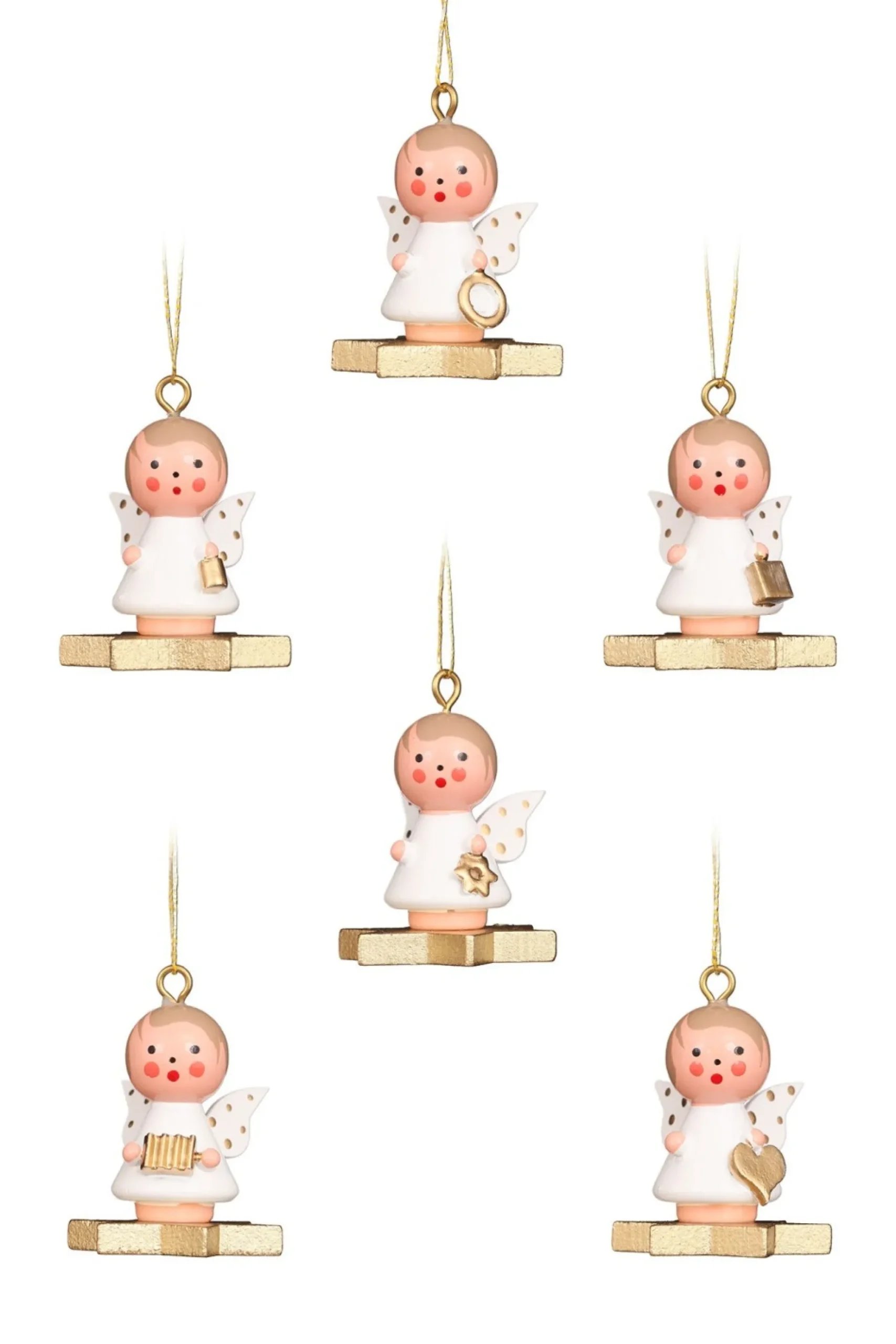Christian Ulbricht Mini Angel - Floating On A Star - Christmas Tree Decoration| All Tree Decorations