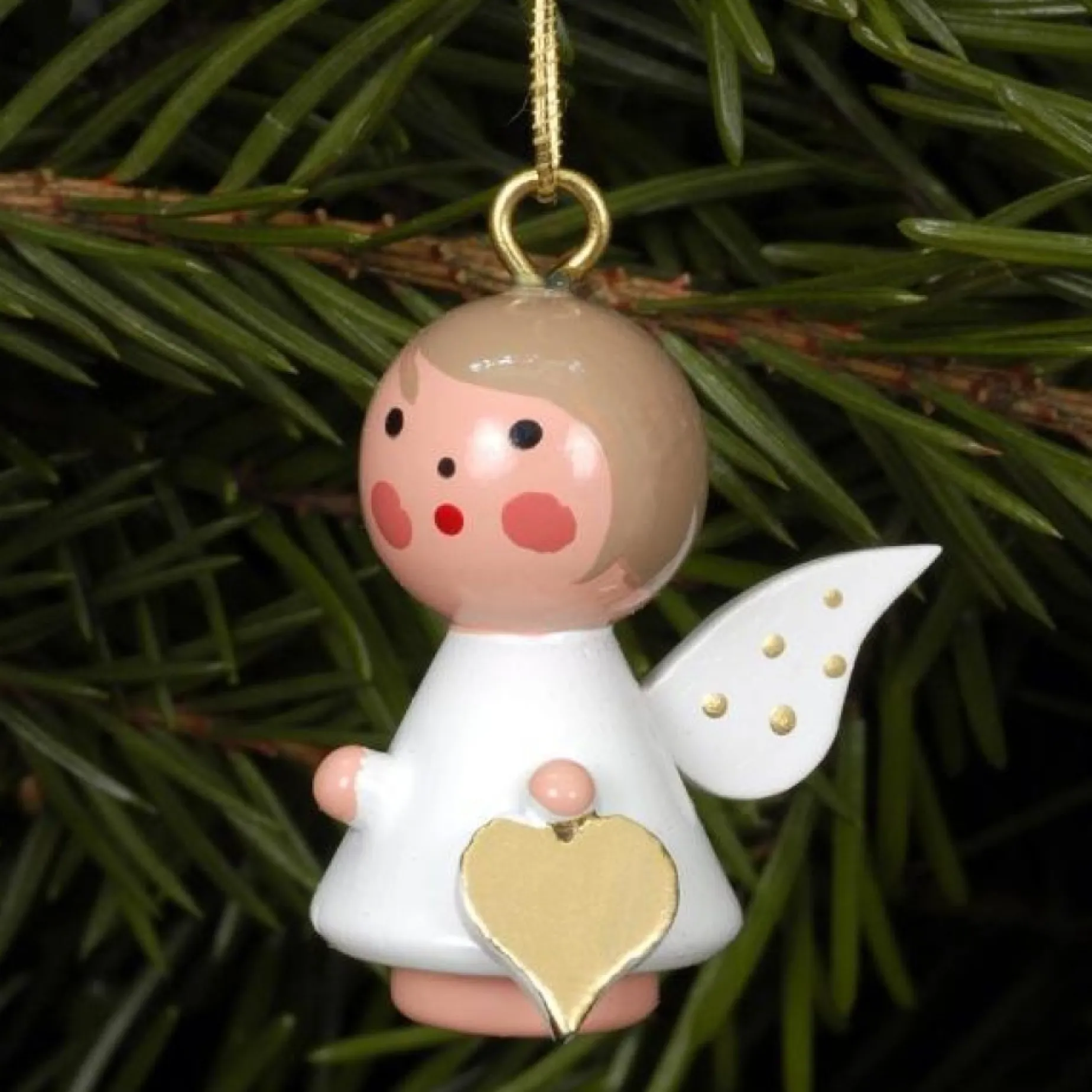 Christian Ulbricht Mini Angel - Golden Wings - Christmas Tree Decoration| All Tree Decorations