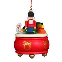 Christian Ulbricht Music Box - Red Nutcracker - Christmas Tree Decoration| All Tree Decorations