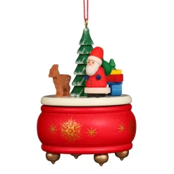 Christian Ulbricht Music Box - Red Santa - Christmas Tree Decoration| All Tree Decorations